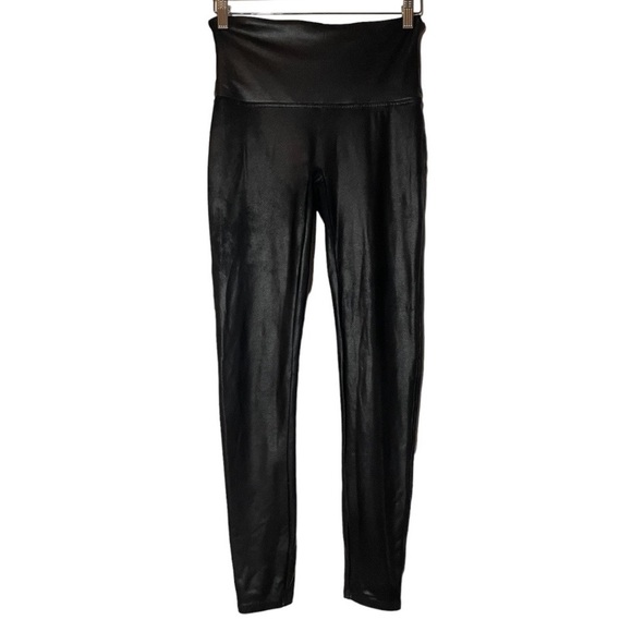 SPANX Faux Leather Leggings size XL - Picture 3 of 10